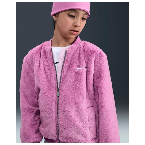 Nike Βρεφικό μπουφάν Faux Fur Bomber Jacket